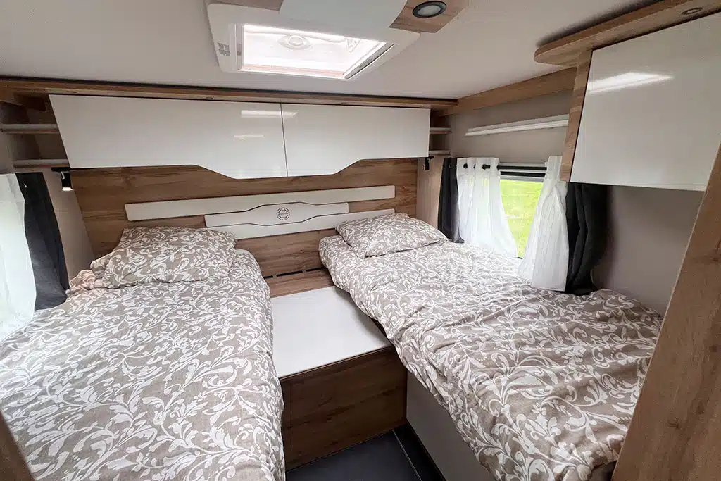 Einzelbetten im Wohnmobil