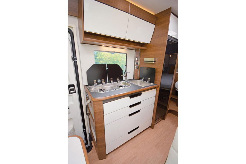Küchenmodul im Wohnmobil