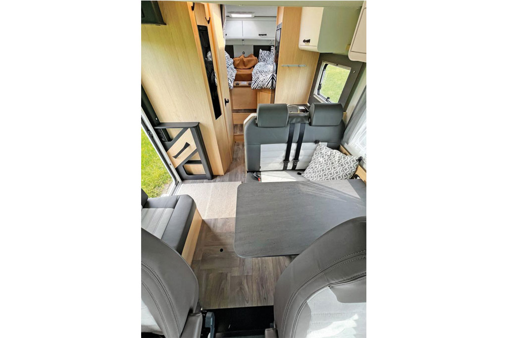 Wohnraum im Wohnmobil