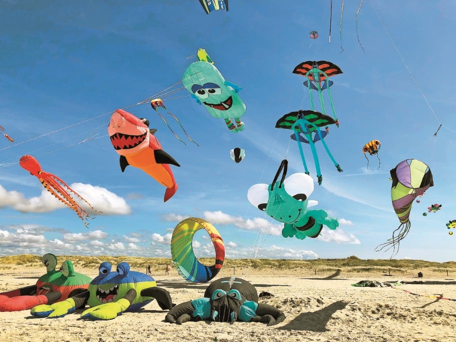 Drachfest am Ordinger Strand in St. Peter-Ording