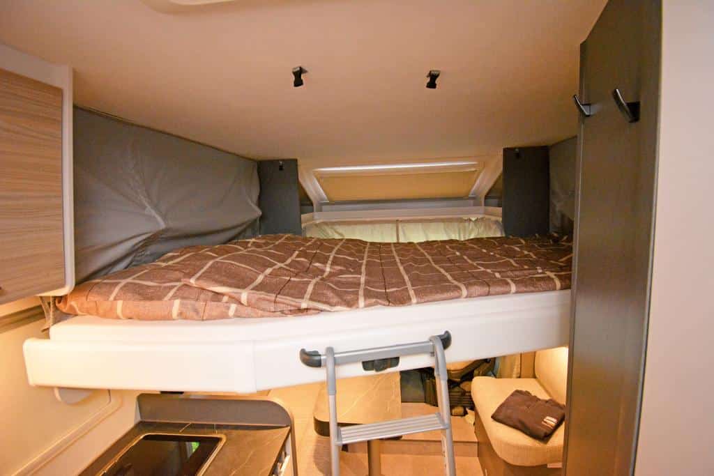 Hubbett im Wohnmobil