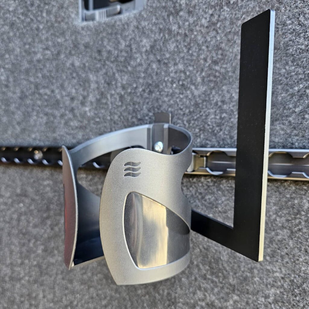 Filterhalterung, schwarz