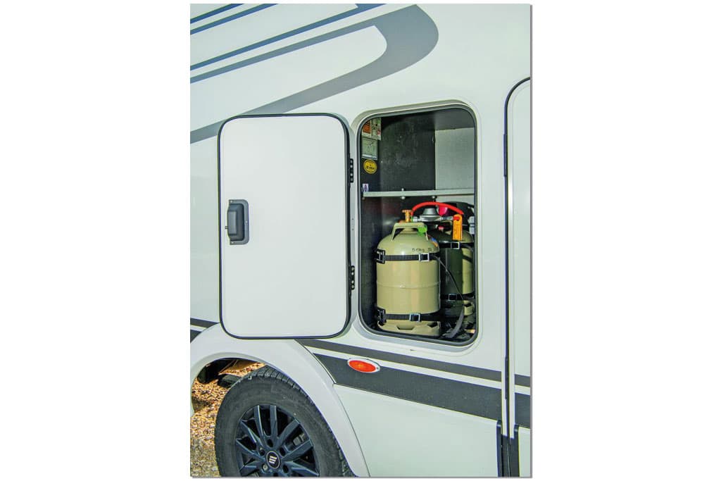 Gaskasten im Wohnmobil