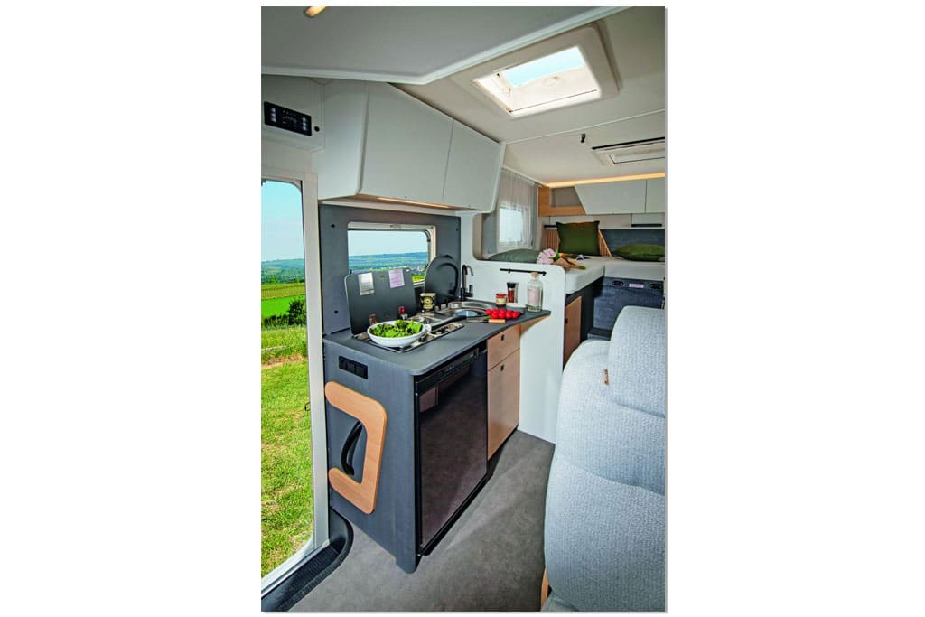 Küche im Wohnmobil