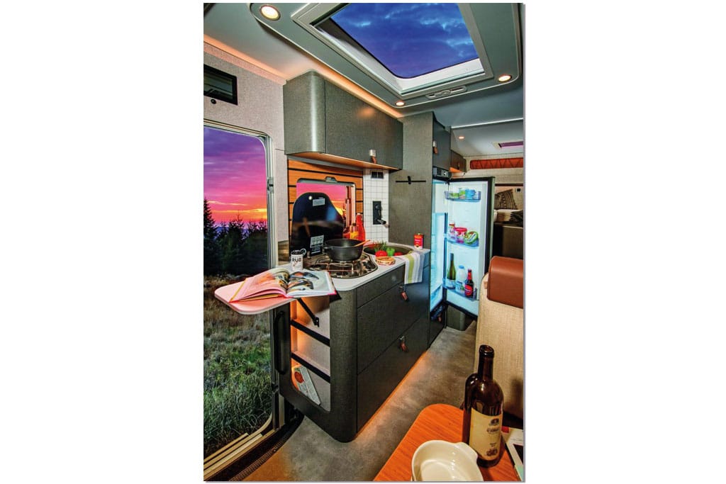 Küche im Wohnmobil