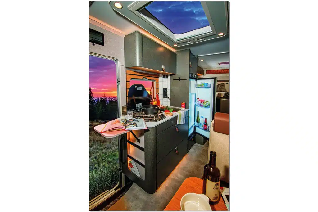 Küche im Wohnmobil
