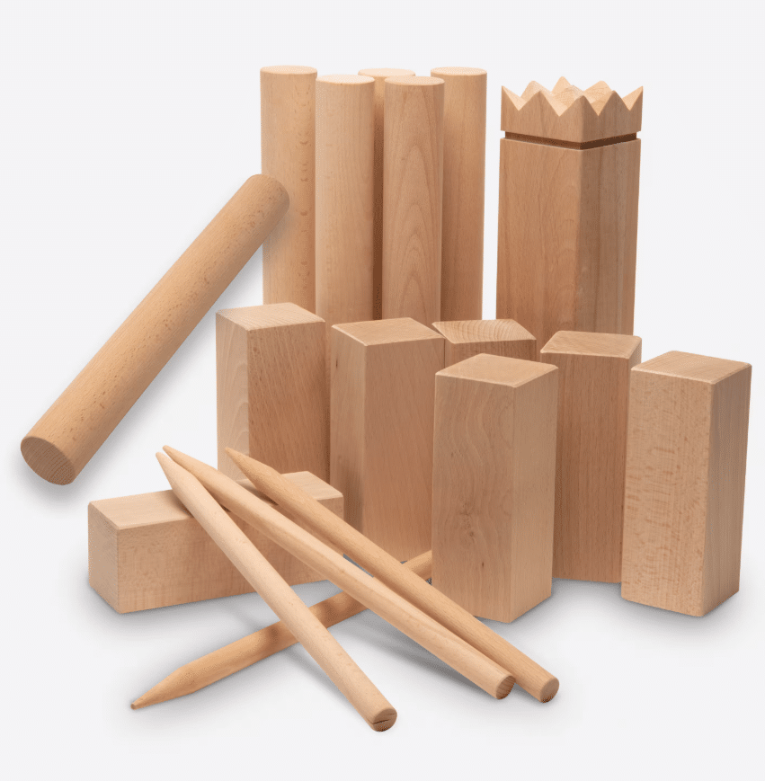 Produktabbildung: Kubb Holzkegel Wikingerschach
