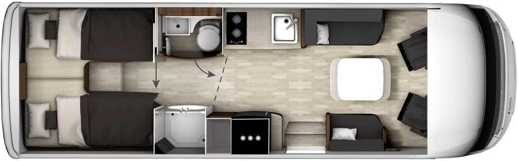 Grundriss-Variante Frankia Platin pure final edition i7400