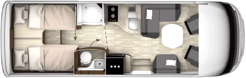 Grundriss-Variante Frankia Platin pure final edition i7400